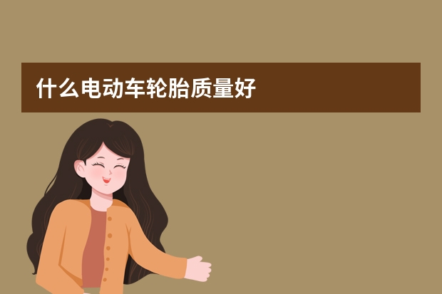 什么电动车轮胎质量好