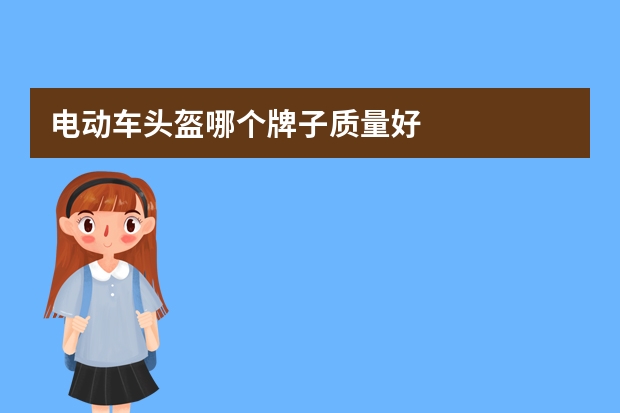 电动车头盔哪个牌子质量好