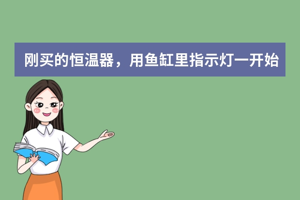 刚买的恒温器，用鱼缸里指示灯一开始亮现在不亮了怎么回事有事吗