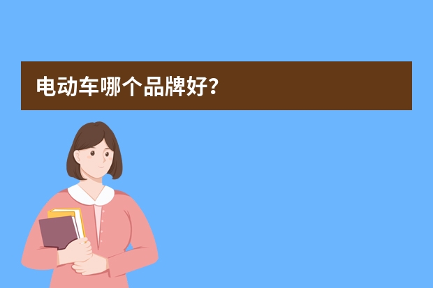 电动车哪个品牌好？