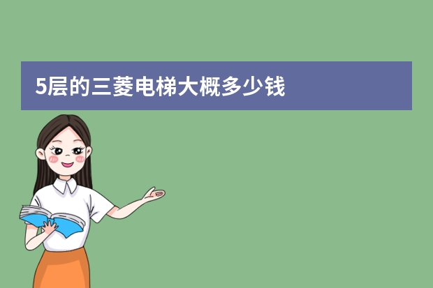5层的三菱电梯大概多少钱