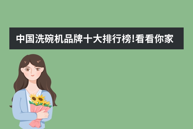 中国洗碗机品牌十大排行榜!看看你家的上榜了吗？