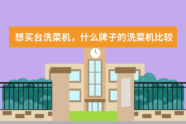 想买台洗菜机，什么牌子的洗菜机比较好的？