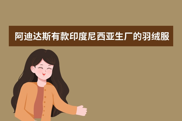 阿迪达斯有款印度尼西亚生厂的羽绒服~帽子可以收进衣领里的~~~知道是哪款吗 ?