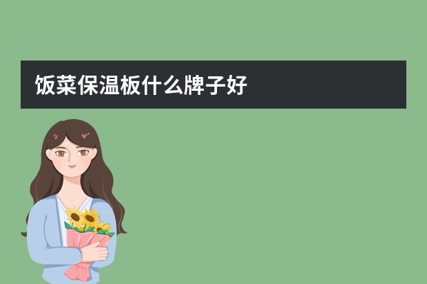 饭菜保温板什么牌子好