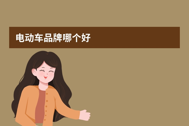 电动车品牌哪个好