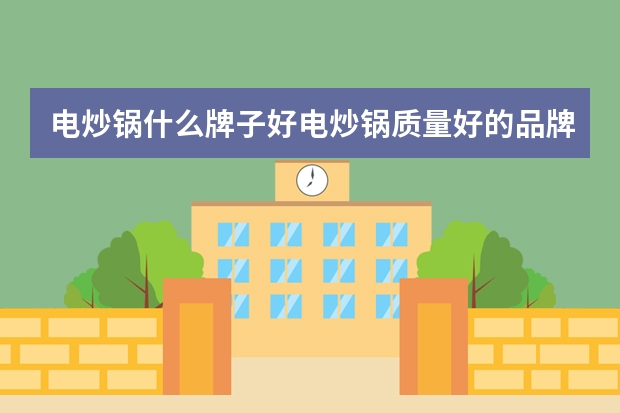 电炒锅什么牌子好电炒锅质量好的品牌推荐