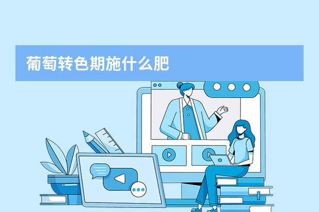 葡萄转色期施什么肥