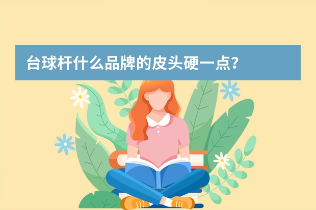 台球杆什么品牌的皮头硬一点？