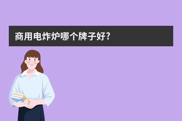 商用电炸炉哪个牌子好?