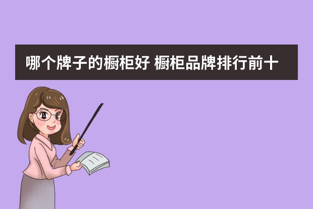 哪个牌子的橱柜好 橱柜品牌排行前十名