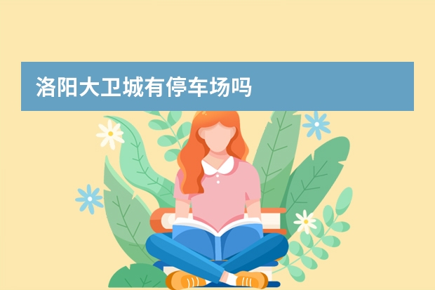 洛阳大卫城有停车场吗