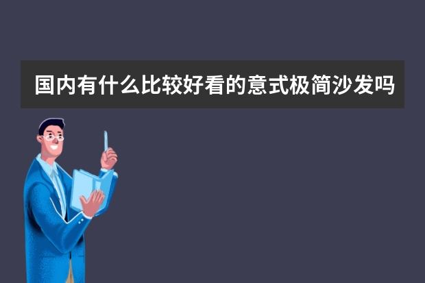 国内有什么比较好看的意式极简沙发吗？