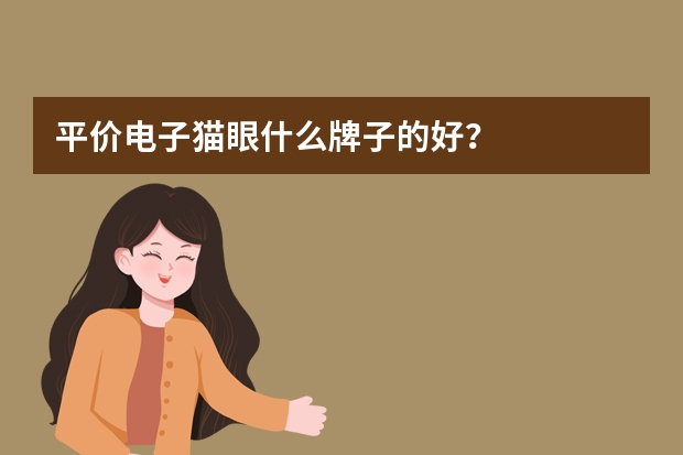 平价电子猫眼什么牌子的好？