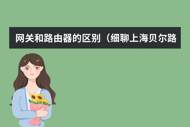 网关和路由器的区别（细聊上海贝尔路由器设置方法）