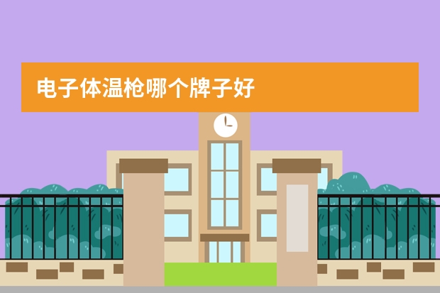 电子体温枪哪个牌子好