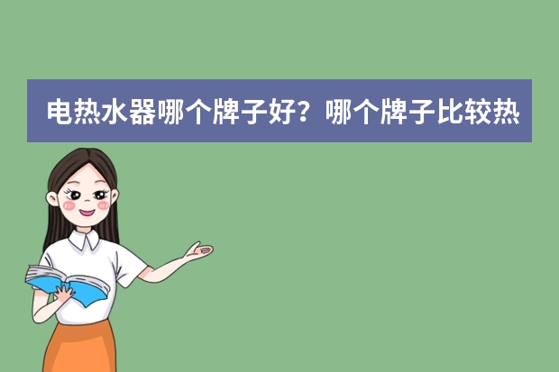 电热水器哪个牌子好？哪个牌子比较热卖