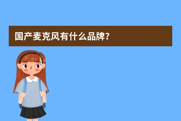 国产麦克风有什么品牌？
