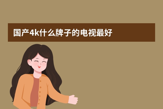 国产4k什么牌子的电视最好