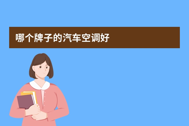 哪个牌子的汽车空调好