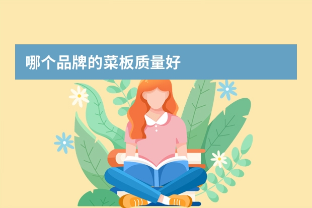 哪个品牌的菜板质量好