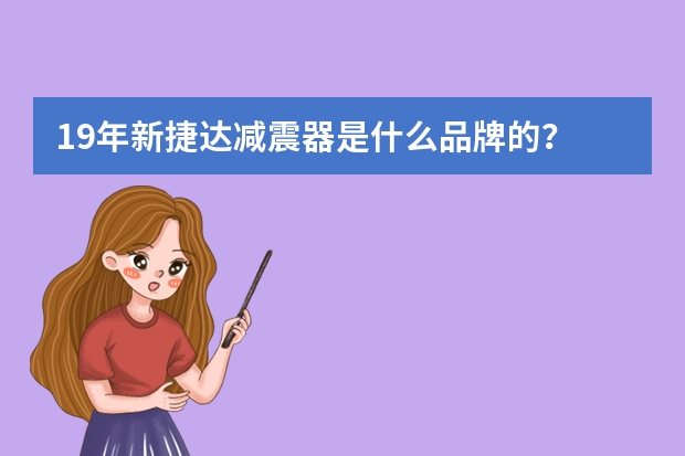19年新捷达减震器是什么品牌的？