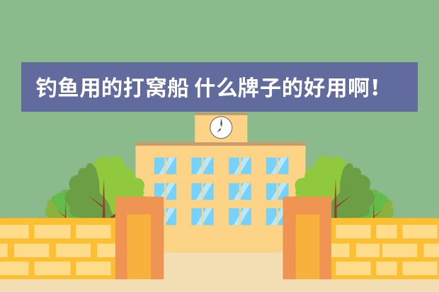 钓鱼用的打窝船 什么牌子的好用啊！！！