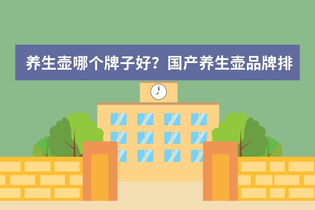 养生壶哪个牌子好？国产养生壶品牌排行榜前十位