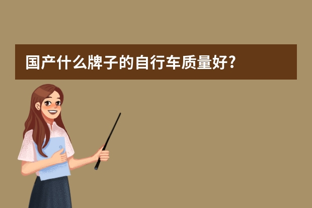 国产什么牌子的自行车质量好?