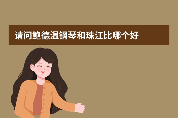 请问鲍德温钢琴和珠江比哪个好