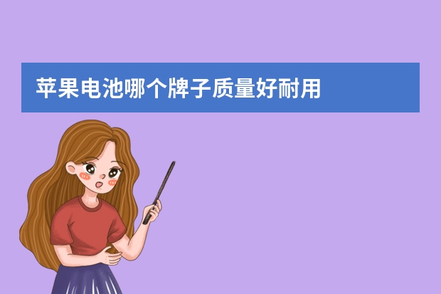 苹果电池哪个牌子质量好耐用