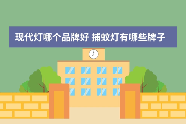 现代灯哪个品牌好 捕蚊灯有哪些牌子
