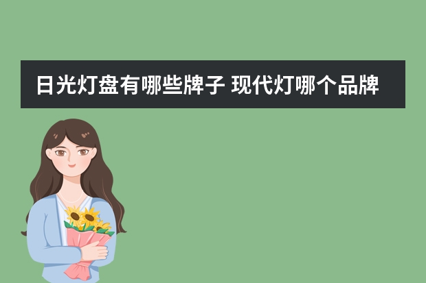 日光灯盘有哪些牌子 现代灯哪个品牌好