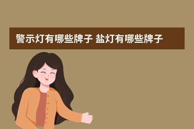 警示灯有哪些牌子 盐灯有哪些牌子