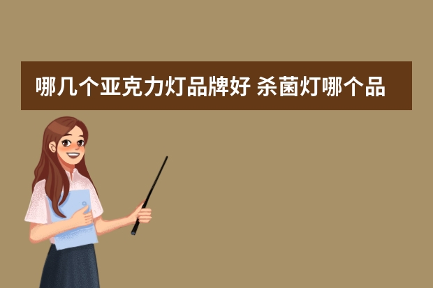 哪几个亚克力灯品牌好 杀菌灯哪个品牌好