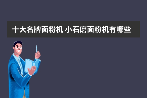 十大名牌面粉机 小石磨面粉机有哪些品牌，哪家质量好