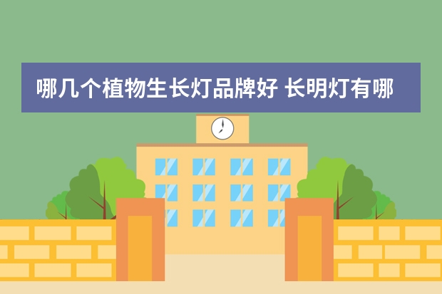 哪几个植物生长灯品牌好 长明灯有哪些牌子