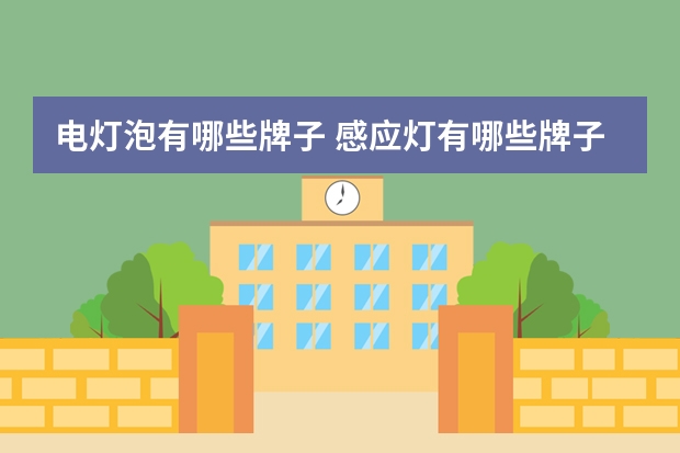 电灯泡有哪些牌子 感应灯有哪些牌子