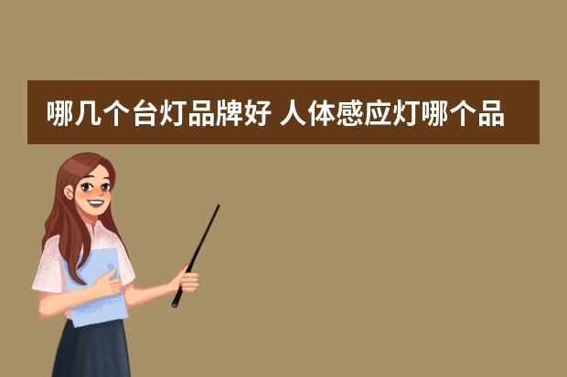 哪几个台灯品牌好 人体感应灯哪个品牌好