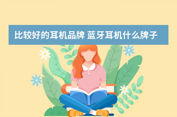 比较好的耳机品牌 蓝牙耳机什么牌子的好