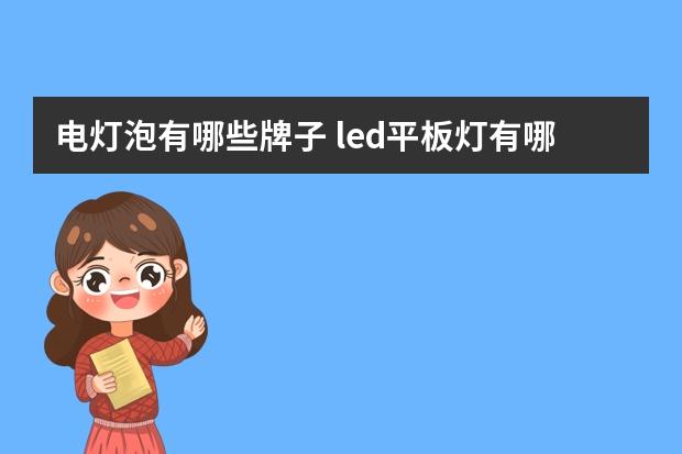 电灯泡有哪些牌子 led平板灯有哪些牌子