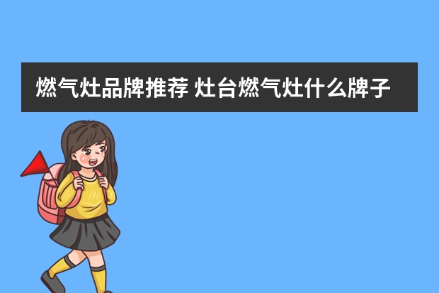 燃气灶品牌推荐 灶台燃气灶什么牌子好