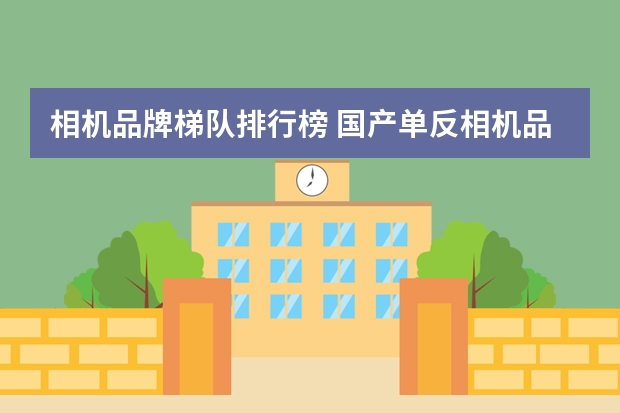 相机品牌梯队排行榜 国产单反相机品牌排行榜高档单反相机排行榜