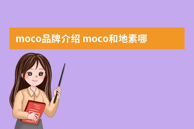 moco品牌介绍 moco和地素哪个档次高