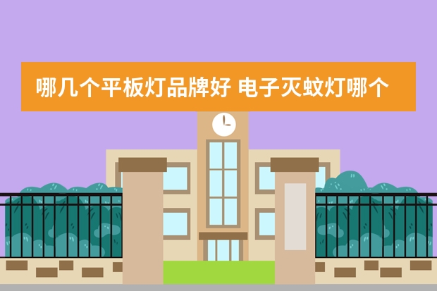 哪几个平板灯品牌好 电子灭蚊灯哪个品牌好