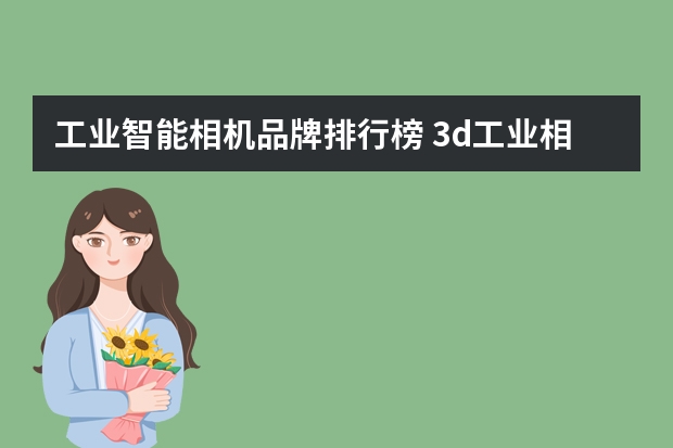 工业智能相机品牌排行榜 3d工业相机哪些品牌比较好呢？