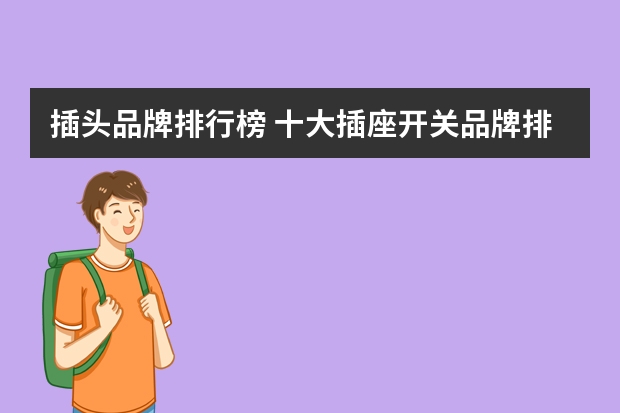 插头品牌排行榜 十大插座开关品牌排行榜