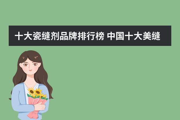 十大瓷缝剂品牌排行榜 中国十大美缝剂排行榜