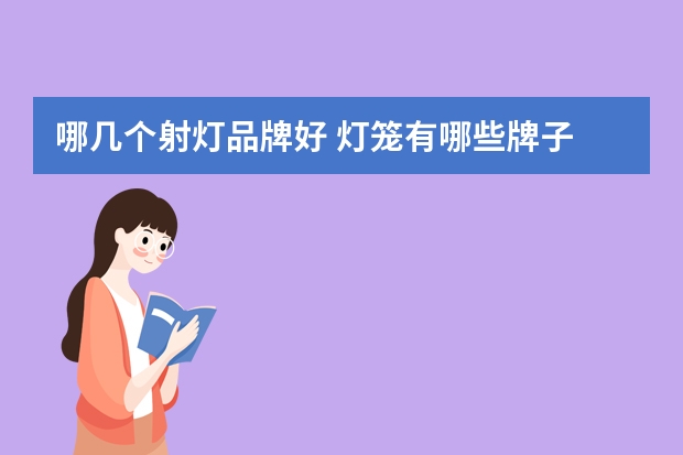 哪几个射灯品牌好 灯笼有哪些牌子