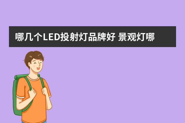 哪几个LED投射灯品牌好 景观灯哪个品牌好